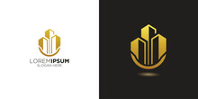 Gold Simple Building Logo