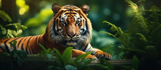 Wall Mural - Zoo tiger