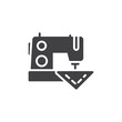 Sewing atelier vector icon