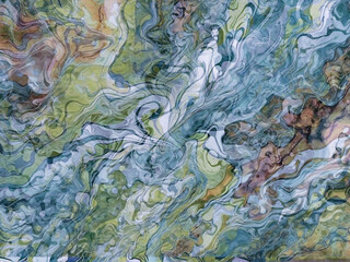  Marbled blue and pink abstract background. Liquid marble gradient mixing Swirled ink pattern texture watercolor acid wash texture bright colorful