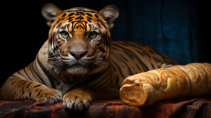 Wall Mural - portrait of a tiger