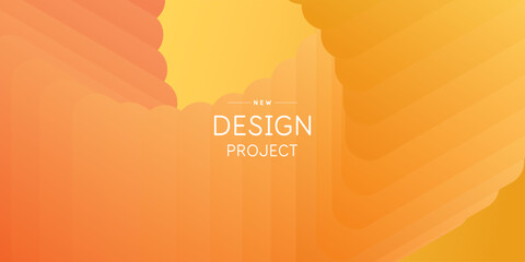 Poster - Abstract geometric background of simple shapes. A template for design and creativity.