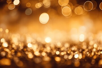 Poster - A close up picture showcasing a blurry background of lights. This image can be used to create a dreamy and atmospheric effect in various projects.