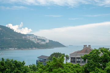 Wall Mural - View of Stanley bay in Hong Kong