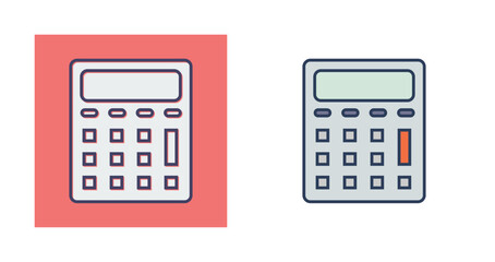 Canvas Print - Calculator Vector Icon