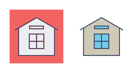 Sticker - House Vector Icon