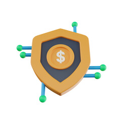 Poster - Shield 3d illustration