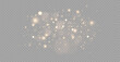 © ira11998877 - The light of gold dust. bokeh light effect background. Christmas glowing dust background. Yellow flickering glow with confetti bokeh light and particle motion. The dust sparks and golden stars shine.