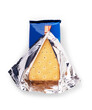 © vadarshop - Soda cracker stack closeup, large detailed isolated square crisp whole grain saltine crackers macro closeup, military field ration MRE concept, gentle shadows, perforations, saltines flat lay detail