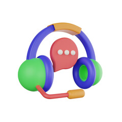 Aufkleber - Customer Support 3d illustration