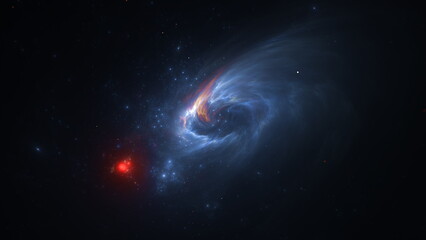 Wall Mural - universe, stars and galaxies, stars in the night sky. star clusters and fantastic worlds of space. 3