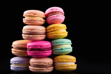 Wall Mural - Sweet and Tasty Raspberry Macarons