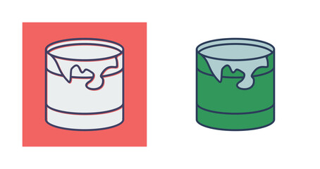 Sticker - Paint Box Vector Icon