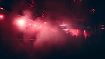 Close-up of smoke machine in nightclub