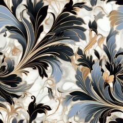 Poster - Vintage Marble Elegance Pattern