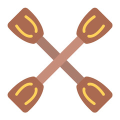 Wall Mural - Vector Design Paddles Icon Style