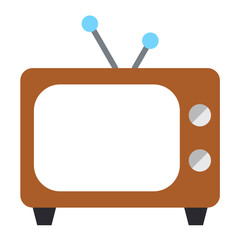 Sticker - Vector Design Television Icon Style