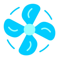 Sticker - Propeller Icon Style