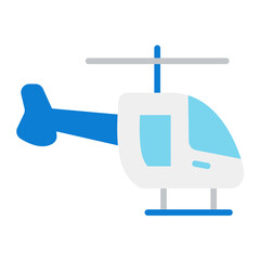 Poster - Helicopter Icon Style