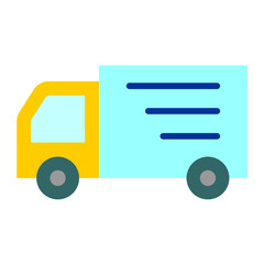 Poster - Delivery Service Icon Style