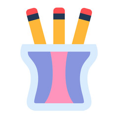 Poster - Pencil Case Icon Style