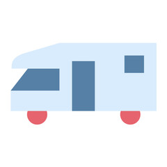 Poster - Camper Van Icon Style