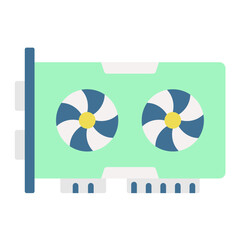 Sticker - Vga Card Icon Style