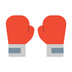 Poster - Boxing Gloves Icon Style