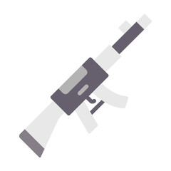 Poster - Machine Gun Icon Style