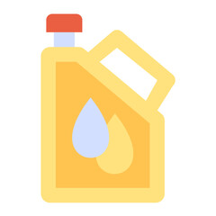 Poster - Oil Canister Icon Style