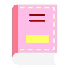 Sticker - Book Cover Icon Style