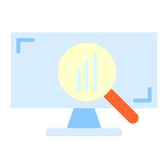 Sticker - Business Research Icon Style