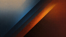 Black Dark Blue Gray Copper Red Brown Burnt Orange Gold Yellow Abstract Background Color Gradient Ombre Geometric Shape Stripe Line Angle Rough Noise Grungy Grain Texture Design Template Shine