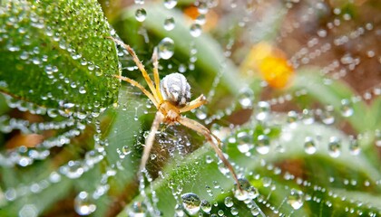 Macro photo of a spider