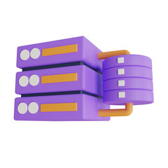 Poster - Database 3d illustration