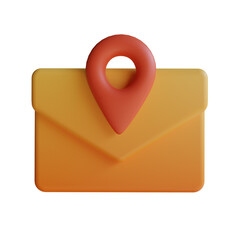 Aufkleber - Location Mail, an Email Application with Innovative Location Sharing Capabilities.
3d illustration, 3d element, 3d rendering. 3d visualization isolated on a transparent background
