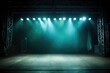 © studioworkstock - stage lights switching off against backdrop
