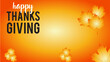 Happy thanks giving abstract background 