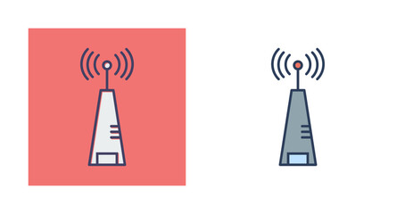 Poster - Signals Tower Vector Icon