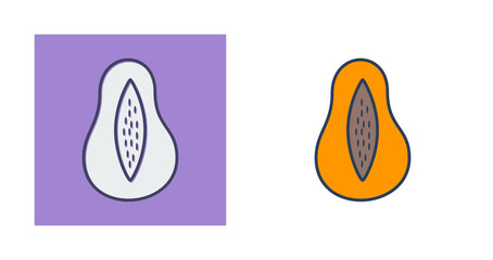 Poster - Papaya Vector Icon