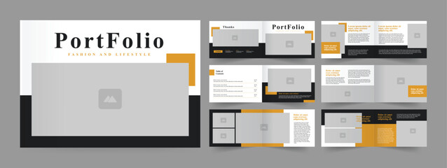 Wall Mural - landscape fashion portfolio design multipurpose portfolio and portfolio layout.