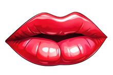 Clipart Lips Cartoon Style