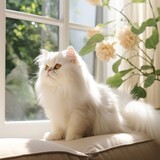 Fototapeta Konie - Graceful Felines: Capturing the Elegance and Charm of Earth's Beloved Cats