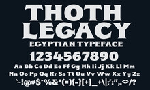 An Extraordinary Ancient Egyptian Typeface Channeling The Wisdom And Mystique Of Antiquity, Transporting Designs To The Heart Of Egypt's Storied Past With Hieroglyphic Elegance And Timeless Resonance