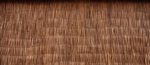 Thatched Texture On Hut Wall