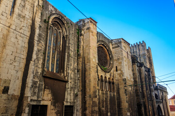 Canvas Print - Lisbon Cathedral of St. Mary Major in Lisbon, Portugal