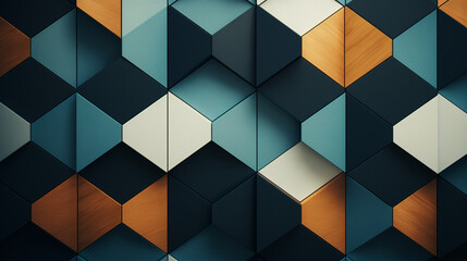 Poster - abstract geometric pattern