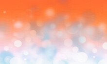 Orange, White Bokeh Background For Seasonal, Holidays, Event And Celebrations