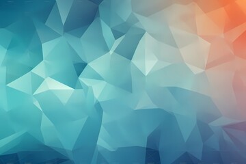 Poster - abstract polygonal background, vector.
