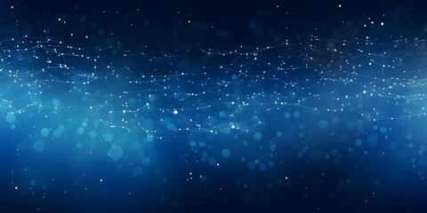 Poster - Blue social network background..
